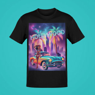 Vintage HOLLYWOOD Woman in Bikini Classic Art T-Shirt