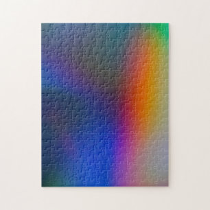 Vintage Holographic Holo Rainbow Gradient Film Jigsaw Puzzle
