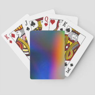 Vintage Holographic Holo Rainbow Gradient Film Poker Cards