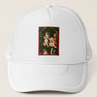 VINTAGE HOLY FAMILY TRUCKER HAT