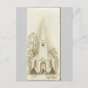 Vintage "Holy Night" Christmas Card