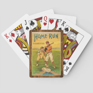Vintage Home Run Cigarettes Baseball Poker Deck