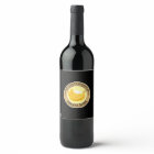 Vintage Homemade Banana Wine Label Template