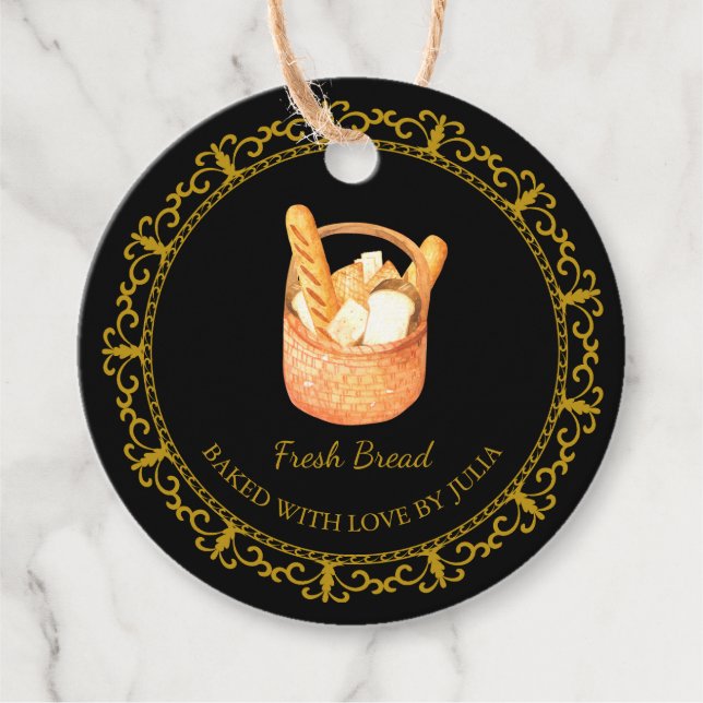Vintage Homemade Bread Hang Tag (Front)