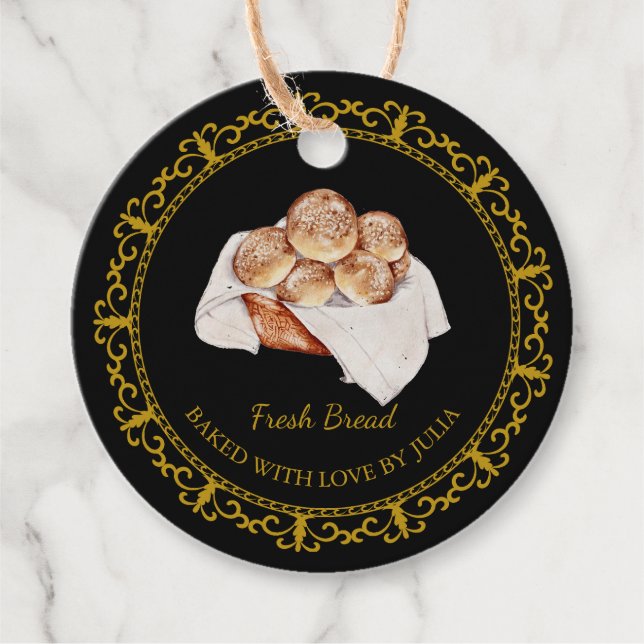 Vintage Homemade Bread Hang Tag (Front)