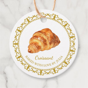 Vintage Homemade Croissant Hang Tag