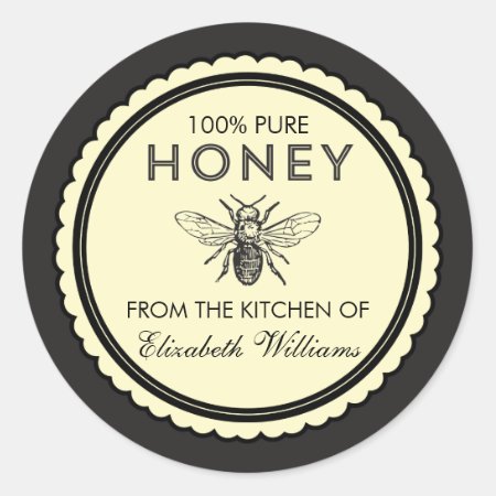 Vintage Homemade Honey Stickers