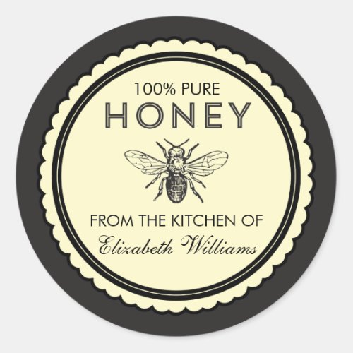 Vintage Homemade Honey Stickers