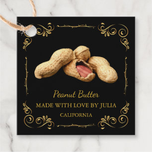 Vintage Homemade Peanut Butter Square Hang Tag