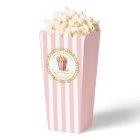 Vintage Homemade Popcorn Favor Box