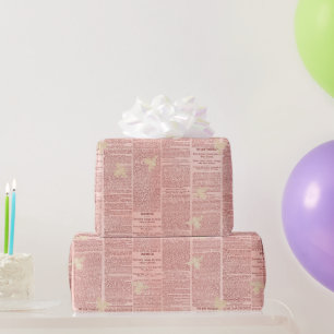 Vintage Honey Bee Pattern Wrapping Paper
