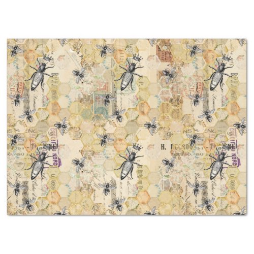 Vintage Honey Bee Series Design 12 Tissue Paper