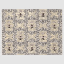 Vintage Honey Bee Series Design 17 Tissue Paper