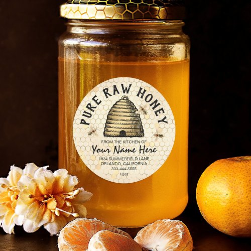 Vintage Honey Labels  Apiary Honeycomb Food