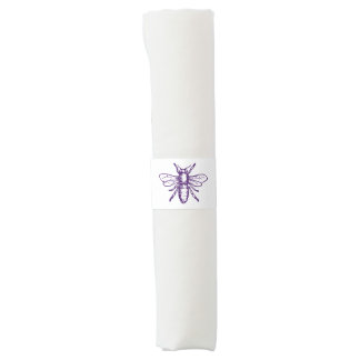 Vintage Honeybee Garden Illustration Napkin Band