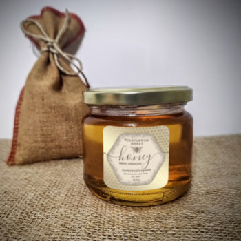 Vintage  Honeybee  Script Honey Jar Label by Makidzona at Zazzle