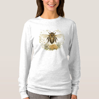 Vintage Honeybee Tee for Women