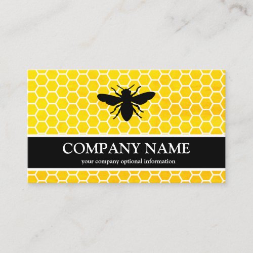 Vintage Honeycomb Bee BeeKeeper Honey Apairist Bus Business Card