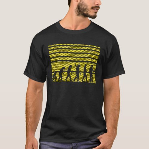 Vintage Honeycomb Bee Lover Retro Beekeeper Evolut T_Shirt