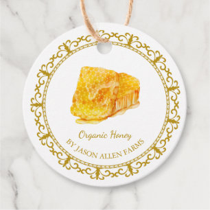 Vintage Honeycomb Organic Honey Hang Tag