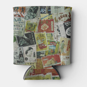 Vintage Hong Kong advertisement wall. Can Cooler