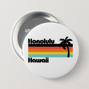 Vintage Honolulu Hawaii Button