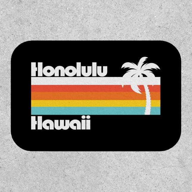 Vintage Honolulu Hawaii Patch (Front)