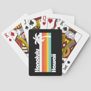Vintage Honolulu Hawaii Poker Cards