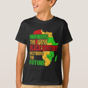 Vintage Honoring Past Inspiring Future Black Histo T-Shirt