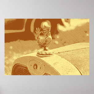 Vintage Hood Ornament Poster