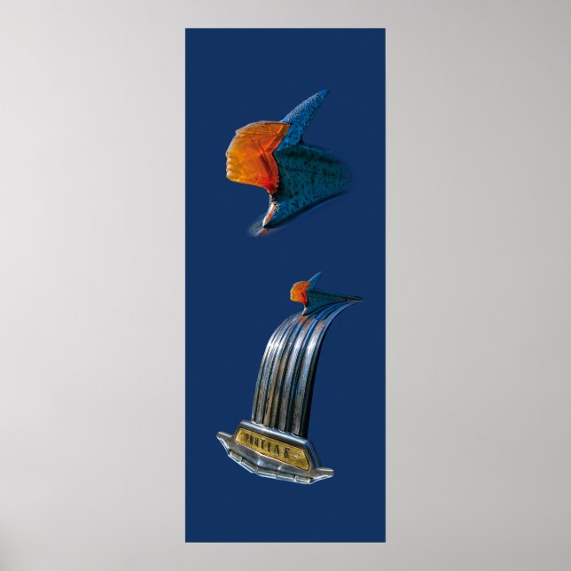 Vintage Hood Ornament Poster (Front)