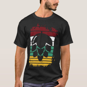 Vintage Hop Blossom IPA Ale Craft Beer T-Shirt