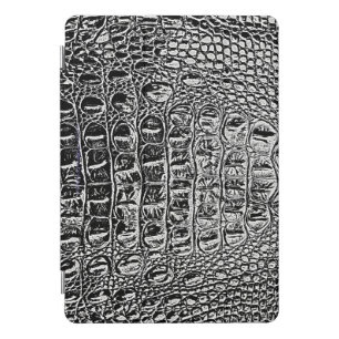 VINTAGE "HORNBACK" ALLIGATOR BLACK PATENT LEATHER iPad PRO COVER