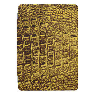 VINTAGE "HORNBACK" ALLIGATOR COLUMBIAN GOLD iPad PRO COVER