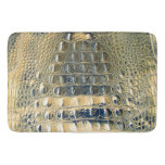 VINTAGE "HORNBACK" ALLIGATOR  HONEY ,MIAMI BEACH BATH MAT