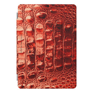 VINTAGE "HORNBACK" ALLIGATOR RED PEPPER iPad PRO COVER