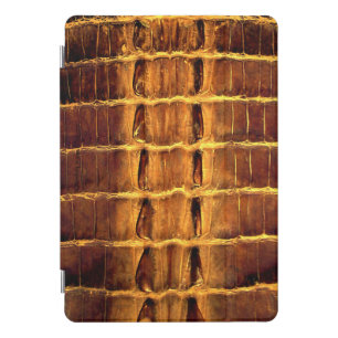 VINTAGE "HORNBACK" ALLIGATOR TOFFEE iPad PRO COVER