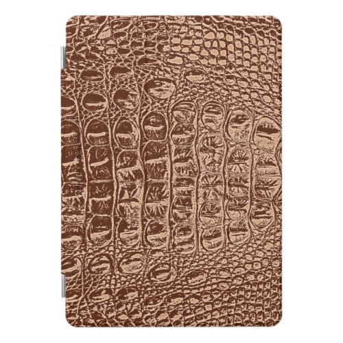 VINTAGE HORNBACK ALLIGATOR  WALNUT iPad PRO COVER