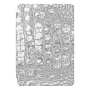 VINTAGE "HORNBACK" ALLIGATOR WHITE CROC iPad PRO COVER