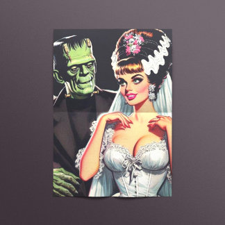 Vintage Horror Bride Tissue Paper