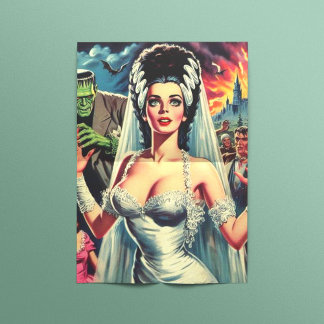 Vintage Horror Bride Tissue Paper