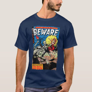 Vintage Horror Comic Book Cover Beware 10 retro T-Shirt