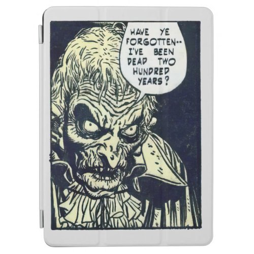 Vintage Horror Comic Panel Dead Two Hundred Years iPad Air Cover