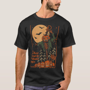 Vintage Horror Halloween Poster Darkest Halloween T-Shirt