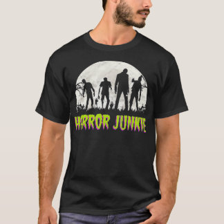 Vintage Horror Junkie Retro 80s Horror Zombie Movi T-Shirt