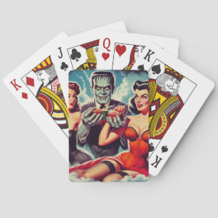 Vintage Horror Pin-ups Poker Cards