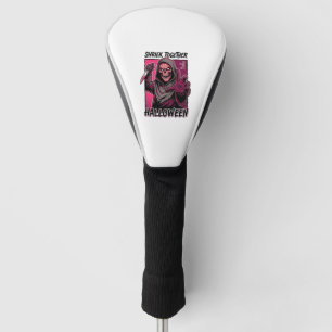 Vintage Horror Shirt with Engraved Slasher Hallowe Golf Head Cover
