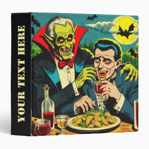 Vintage Horror Vampire Comics 3 Ring Binder