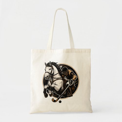 Vintage Horse Art Tote Bag - Majestic Stallion Can