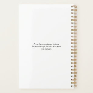 Vintage horse equestrian success planner